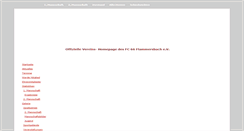 Desktop Screenshot of fc66-flammersbach.de